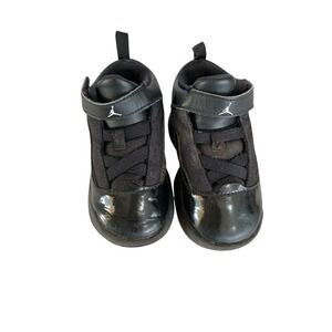 🔥 Nike Jordan Max Aura 2 Toddlers 7C Black Sparkle Leather  Girls